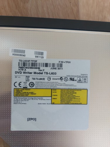 Toshiba l633c slimline dvd - ts-l633c,