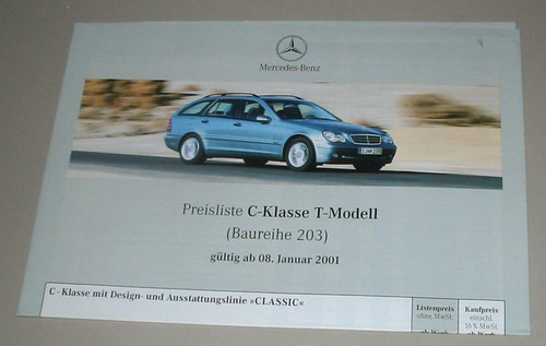Prospekt preisliste mercedes - preisliste,
