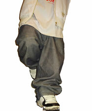 Vintage 1990´s KARL KANI Baggy *SILBER-GRAU* W36/L34 Guter Zustand TOP