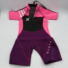 Kinder Shorty Neoprenanzug, 2,5 mm Badeanzug, UV-Schutz  L Körpergröße 115-125cm