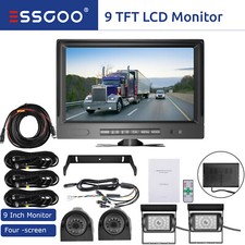4x Rückfahrkamera mit 9"