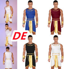 DE Herren Griechischer Gott Kostüm Erwachsener Kaiser von Rom Caesar Kostüm