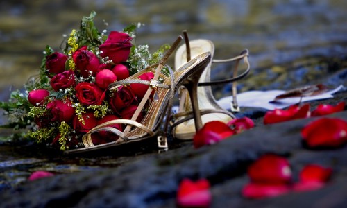 Poster romantik liebe - liebe, rose