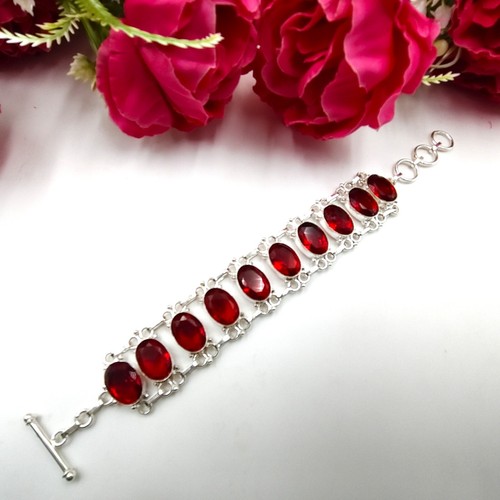 Handgefertigtes rotes granat - handgefertigtes,