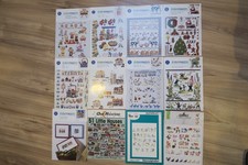 12 x Kreuzstich Vorlage  INTERMEZZO DIN A4 Zählmuster Anleitung Stick Motive