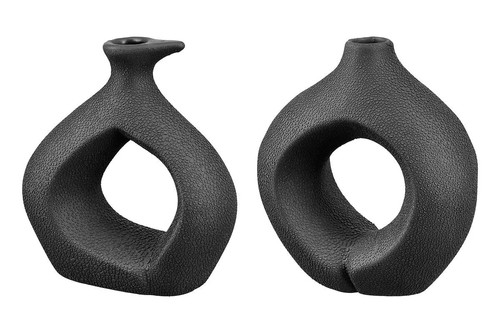 Keramikvasen 2er set schwarz - 2er,