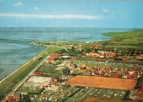Norden norddeich luftbild - ak,