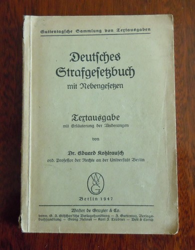 Deutsches strafgesetzbuch mit - strafgesetzbuch,
