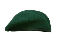 Laulhère Militär (Commando) Kleine Krone Barett (Royal Marine Grün) Merinowolle