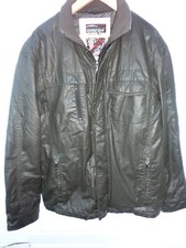 Herren Jacke - Crossfield - beschichtet - grau braun - Gr. L