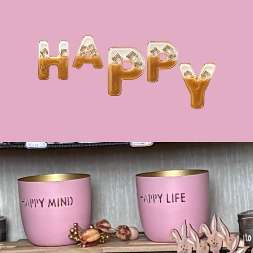 Windlicht set happy - happy, mind