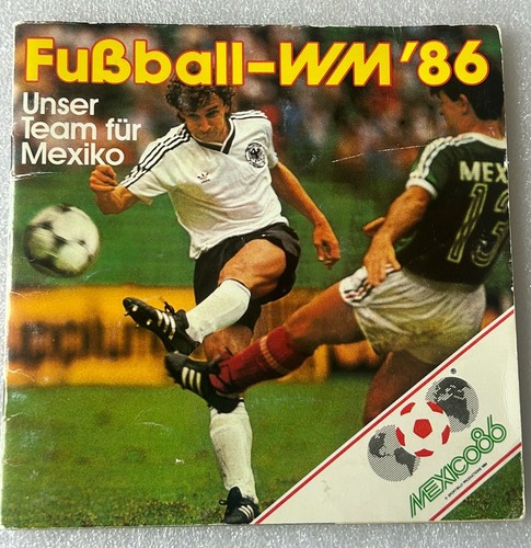 Ferrero album fußball 86 - wm,