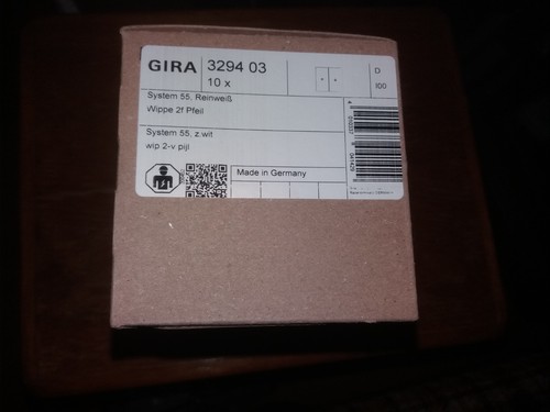 Gira system reinweiß - gira, 55,reinweiß