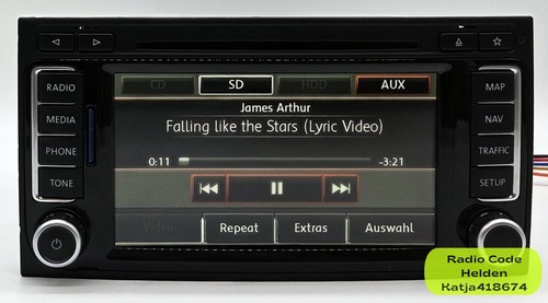 Rns 510 radio dab - vw, original