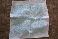 H&M Kissenhülle weiß mint 45