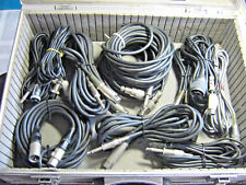 Konvolut 12x Kabel mit seltenen Stecker , Tuchel , Amphenol , Canon , Mikrofon !