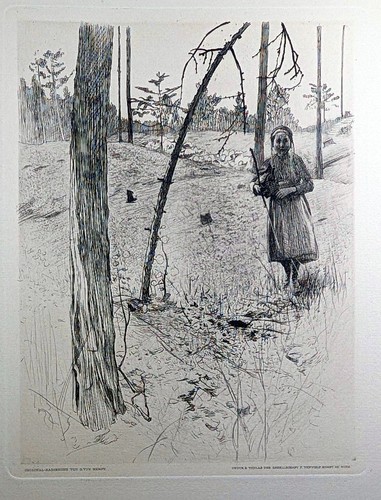 Original radierung von - von, 1904