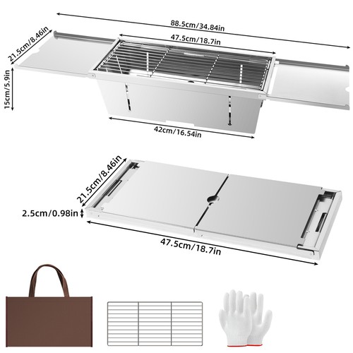 Edelstahl holzkohlegrill grill - edelstahl,