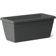 Emsa 518569 Pflanztrog My City Garden, Blumentopf, 80x35x40 cm, granit