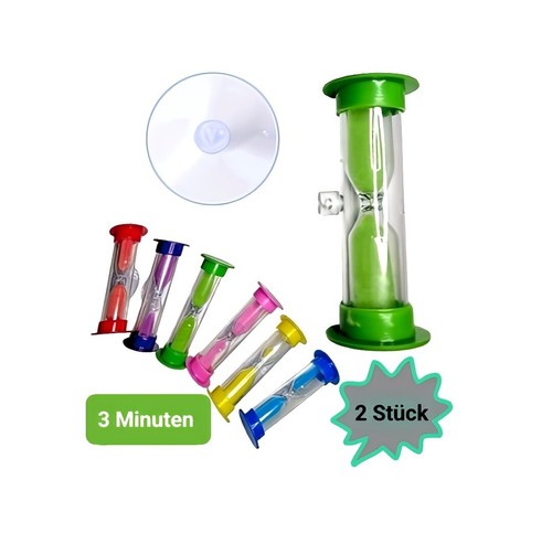 Stück sanduhr mit saugnapf - 2,
