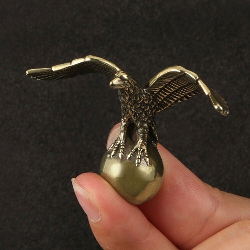 Massive messing adler figur - messing,