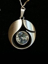 ? Silberanhänger mit Bergkristall, Nordform Schmuck, edel, Neu ?