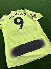 Manchester City  Matchworn Issued Trikot Haaland Premier League Southampton 1:4