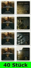 40 Stück Bierdeckel Guinness Extraordinary Irland (10x4er Serie) Lichtrandig