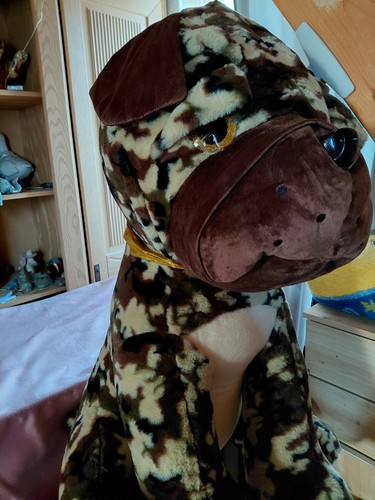 Xxl stofftier große - große, bulldogge