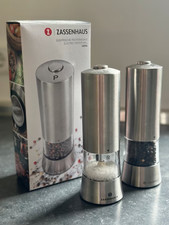 Zassenhaus Salz und Pfeffermühle Elektrisch GERA Set Salzstreuer