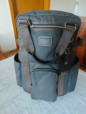 Sehr schöner großer Tumi Rucksack mit Lederaplikationen, neu