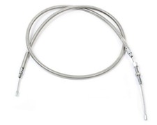 Kupplungszug Stahlflex / clutch cable stainless + coated für Harley BT ab 1970