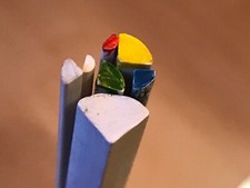 Aero-naut Kunststoffprofil Form: Eck-, u. Halbrund x1000mm Konvolut  **7 Stck