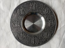 Zinnteller Wandteller "Wein"