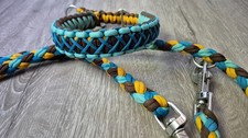 Paracord -Hundeleine und Halsband- 4 Farbig