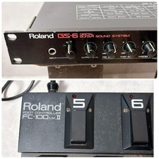 Roland GS-6 DIGITAL GUITAR SOUND SYSTEM + FC-100MkII FOOT CONTROLLER Set
