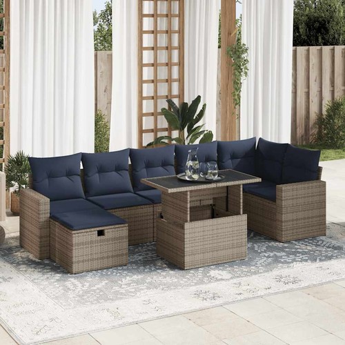 Garten lounge set mit stauraum - garten-lounge-set,