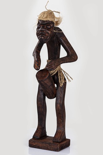 Dekofigur sumo asmat primitiv - sumo,