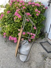 Schlitten IN Metall Deko Alt