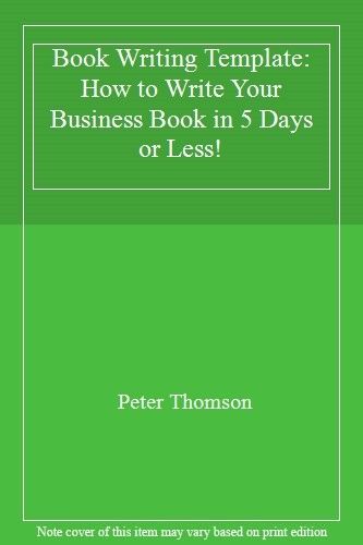 Book writing template how - writing, template: