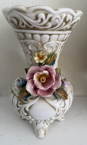 Vintage capodimonte vase cm - capodimonte,