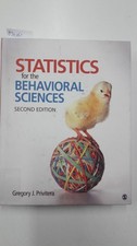 Statistics for the Behavioral Sciences. second edition Privitera, Gregory J.: