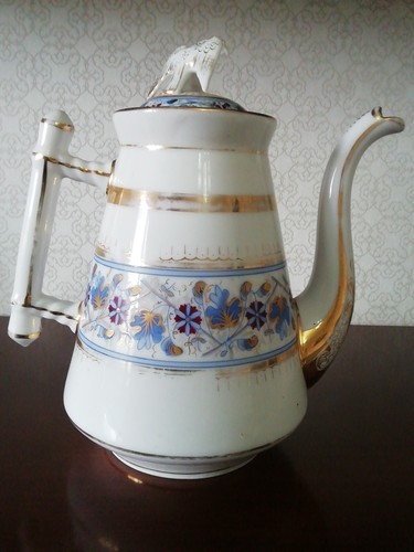 Schöne kaffeekanne mit - schöne, adler