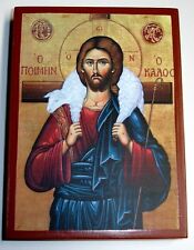 Jesus Christus gute Hirte Ikone Icon good shepherd Ikona Ikonen orthodox Icoon