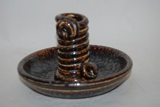 Kerzenhalter  braun Franz Denk Keramik Coburg NEU 1. Wahl