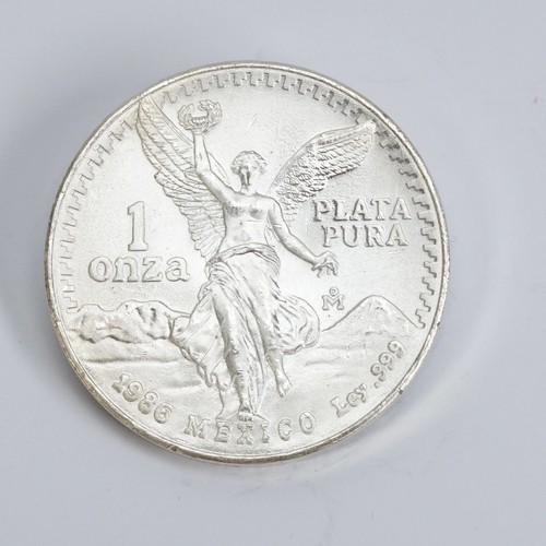 1986 unze silber mexico - 1986, 1