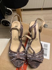 H&M Damen Keilabsatz Schuh Gr