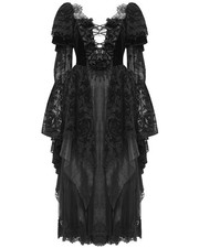 Eva Lady Damen Lang Dunkel