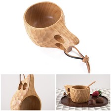 Handgefertigte Holzbecher