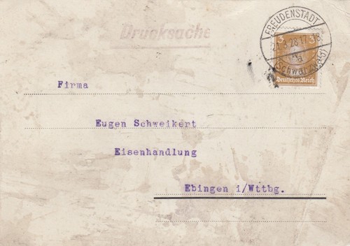 Remscheid postkarte 1928 - postkarte,